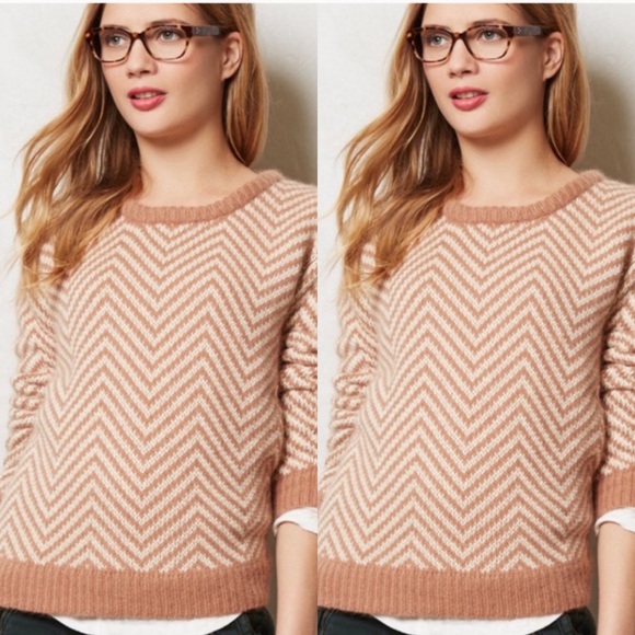 Anthropologie Sweaters - Anthropologie Ganni chevron sweater